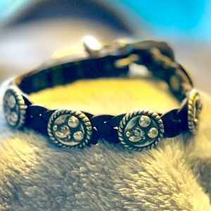 RARE BRIGHTON MICKEY MOUSE LEATHER BRACELET